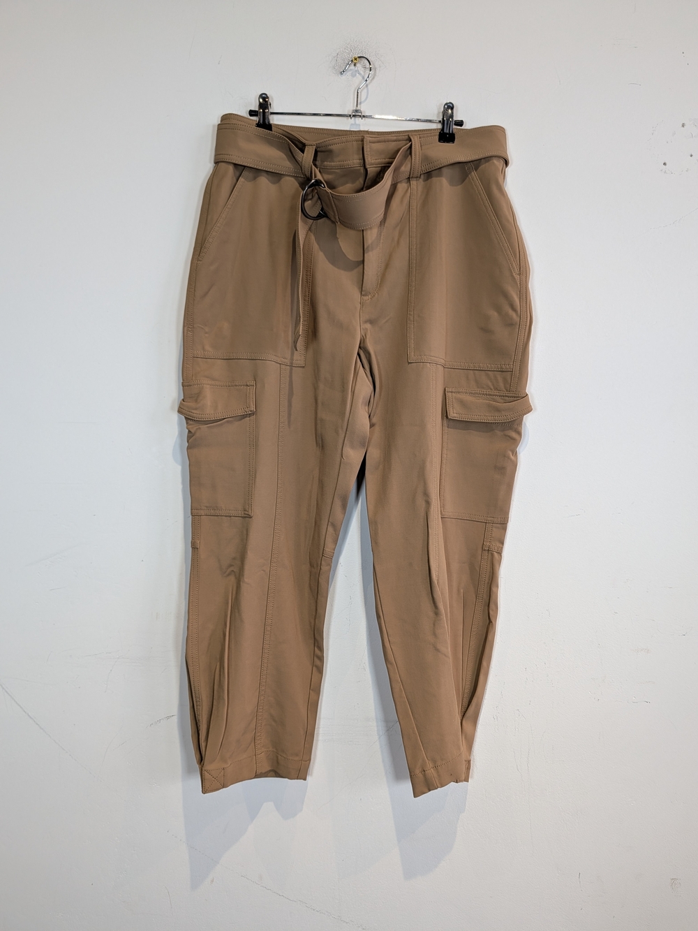 Banana Republic Khaki/Tan Cargo Pants with Belt, Size 12